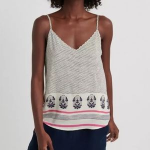 BRAND NEW Lucky Brand Layla Border Print Cami